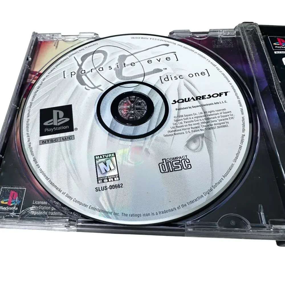 Parasite Eve (PlayStation 1, 1998) With Manual | All Discs Included